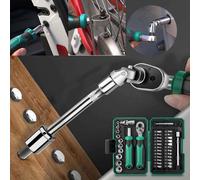 Set di punte per cacciavite a cricchetto 40 pezzi con punte magnetiche per ripar