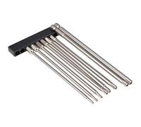 Set di punte per cacciavite a testa torx a stella magnetica con attacco esagonale KATUR 8 pezzi per PC, occhiali, telefono cellulare, laptop, riparazione orologi (lunghezza 150mm)