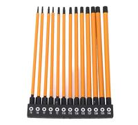 Set di punte per cacciavite con gambo esagonale 150 mm e 1/4 di pollice, in lega di acciaio S2, T5, T6, T7, T8, T9, T10, T15, T20, T25, T27, T30, T35, T40, con supporto di