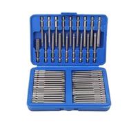 Set Di Punte Per Cacciavite Da 50 Pezzi, Set Di Punte Per Trapano In Acciaio Per Cacciavite Extra Lungo Con Scatola Di Immagazzinaggio, Punte A Stella Esagonali T8, T10, T15, T20