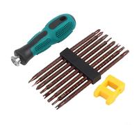 Set di punte per cacciavite di precisione 17 in 1 con punte magnetiche, impugnatura ergonomica e acciaio al cromo vanadio, per utensili Dremel e trapani manuali, custodia per fai da te, riparazioni