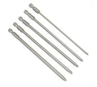 Set di punte per cacciavite extra lunghe, 150 mm, con testa a croce PH1 PH2, codolo esagonale da 10,2 cm, in lega di acciaio per utensili elettrici a portata profonda