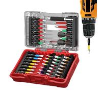 Set di punte per cacciaviti - 42 in 1 Set magnetico di accessori, adattatore magnetico con prolungatore, manicotti arcobaleno e presa antiscivolo per auto, fai da te,