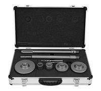 Set di Punte per Calcestruzzo 9 Pezzi, Trapano a Bussola per Muratura 30mm 40mm 65mm 80mm 100mm con Adattatore di Prolunga SDS-Plus