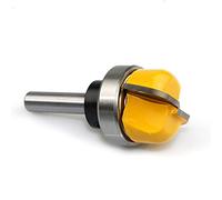 Set di punte per fresa per legno, 1 pezzo, codolo da 8 mm, diametro 1-1/8, fresa a becco rotondo con cuscinetto per la lavorazione del legno C08-044FX