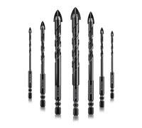 Set di Punte per Gres Porcellanato, Meccion 3-12mm 7Pezzi Punta Trapano Vetro Pr