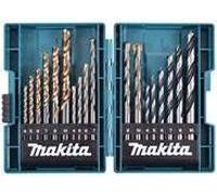 Set di punte per legno per muratura in metallo B-49432 blu 18 pezzi NEW