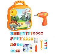Set Di Punte Per Mosaico - ABS, Kit Di Giocattoli Da Costruzione Apprendimento STEM Educativo | Puzzle Di Costruzione Fai-da-te Con Trapano Elettrico Per Lo Sviluppo Della Creatività, Set Di Giocattol