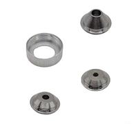 Set di punte per orifizio con ugello di 3 dimensioni e collare filettato per WalBoard, progettato per l'uso su pareti, soffitti e varie attività di testurizzazione del muro a secco