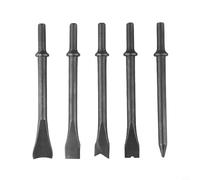 Set di punte per pala da 175 mm compatibile con martelli ad aria appuntita, piatta, tipo V, dentellati, lame a mezzaluna
