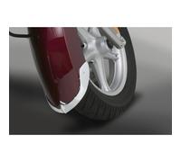 Set di punte per parafango anteriore in fusione NC cromate, Honda: 2010-16 VT130