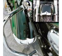 Set di punte per parafango anteriore in fusione NC cromate, Suzuki: 2005-09 C90/