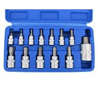 Set di punte per pollice, chiavi a bussola, 64"-9/16", esagonali e esagonali SAE