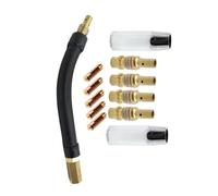 Set di punte per saldatura a movimento componentizzato con conducibilità elettrica rinforzata con piano ergonomico per funzionamento continuo ugello