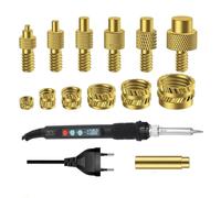 Set di Punte per Saldatura con Inserti Filettati, Saldatore A LED da 80 W c6073