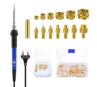 Set di punte per saldatura, punte per saldatura, set di dadi di fusione, 7 pezzi, punte per saldatura per inserto filettato e 130 pezzi, inserti filettati M2-M8, compatibili con accessori per