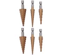 Set di punte per trapano a cono Hss passo con punte coniche in metallo, metriche 3-12, 4-12, 4-20 mm, 1/4, esagonali