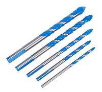 Set di punte per trapano centrale da 5 pezzi da 4 mm a 10 mm, strumento di perforazione di precisione, punta versatile per la realizzazione di fori per piastrelle di ceramica in
