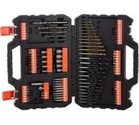 Set di Punte per Trapano e Avvitatore Black & Decker A7200, 109 pezzi