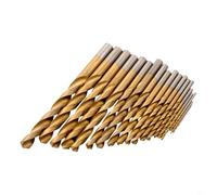 Set di punte per trapano HSS, 19 pezzi, 110 mm, in acciaio super rapido, 135°, punta divisa resistente al calore per foratura di precisione in acciaio inossidabile 304 più metallo con radiale