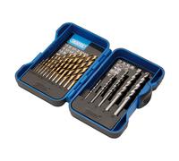 Set Di Punte Per Trapano HSS E Muratura Metriche Da 17 Pezzi In Scatola 18551