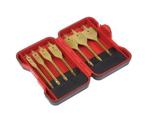 Set Di Punte Per Trapano In Legno Piatto Sealey 7 Pezzi 1/4" Esagono AK3707FW