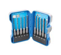 Silverline Tools 628645 - Set di 10 punte da trapano SDS Plus TCT per muratura, 4-12 mm