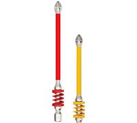 Set Di Punte Per Trapano Per Cacciavite - Punte Magnetiche Antiscivolo Da 2 Pezzi Con Design Caricato A Molla, Punt Per Cacciavite Durevoli | Strumento Di Riparazione Versatile Per Tecnici Domestici,