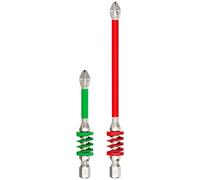 Set Di Punte Per Trapano Per Cacciavite - Punte Magnetiche Antiscivolo Da 2 Pezzi Con Design Caricato A Molla, Punt Per Cacciavite Durevoli | Strumento Di Riparazione Versatile Per Tecnici Domestici,