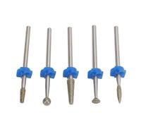 Set di Punte per Trapano per Unghie 5 Pezzi, Teste di Levigatura per Lucidatura Professionale in Acciaio Al Tungsteno, Smerigliatrici Elettriche Strumenti per Salone di Bellezza