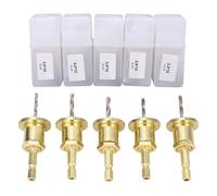 Set di punte per trapano svasatore codolo esagonale regolabile in acciaio al tungsteno 5 pezzi 2,8/4 mm fresa con foro conico con vite di arresto diametro 10 mm per la lavorazione