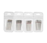 Set di punte per unghie per manicure, Confezione da 10 punte for trapano for unghie diamantate for strumenti for manicure multicolore(Red)