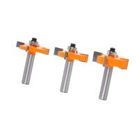 Set di punte professionali per fresa a disco per la lavorazione del legno, codolo da 8 mm, include 4 punte in lega dura in lega dura