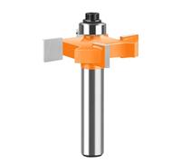 Set di punte professionali per fresa a disco per la lavorazione del legno, codolo da 8 mm, include 4 punte in lega dura in lega dura