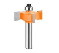 Set di punte professionali per fresa a disco per la lavorazione del legno, codolo da 8 mm, include 4 punte in lega dura in lega dura