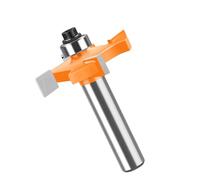 Set di punte professionali per fresa a disco per la lavorazione del legno, codolo da 8 mm, include 4 punte in lega dura in lega dura