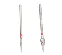 Set di Punte Professionali per Trapano per Unghie in Acciaio Inossidabile per Rimozione Cuticole per Manicure Pedicure