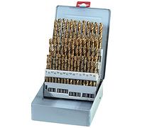 SET DI PUNTE RETTIFICATE DECIMALI 6-10 mm HSS TIN P010/41 FERVI RIVESTITE AL TIN