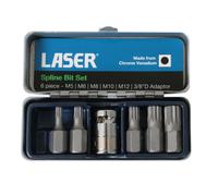 Laser Tools Spline Po' Set 6pc 0592