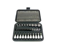 Set di punte Torx Neo Professional da 3/8" a 34 pezzi in acciaio S2 per officina