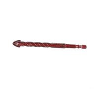 Set di punte triangolari per cemento, porcellana, vetro, metallo, lega ad durezza, eccentrica con gambo esagonale antiscivolo, kit multimateriale da 3-12 mm, per mano e (12 mm)