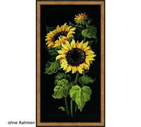 Set di punti croce Riolis "Girasoli", schema di conteggio