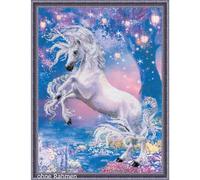 Set di punto croce Riolis "Unicorno", schema di conteggio