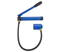 Set di punzonatrici idrauliche per fori manuali, kit 10 t, pompa a mano in acciaio con 6 fustelle, punzonatura da 22,5 mm a 61,5 mm, perforatrice idraulica (blu)