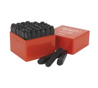 Set Di Punzonatura Lettere E Numeri Sealey 36 Pezzi 10mm AK8298