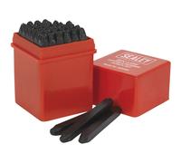 Sealey Lettera e Numero Punzone Set 36pc 2.5mm AK8296