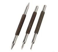 Set di punzoni centrali a molla, set di punzoni centrali a molla, 3 pezzi in acciaio, per perno cerniera porta punte da 1/8" e 3/32"