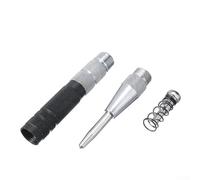 Set di punzoni centrali automatici, strumento di marcatura a molla con perno regolabile, punzonatrice in acciaio al carbonio per legno e plastica, non richiede martello, 3 pezzi