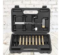 Set di punzoni con custodia, set di punzoni, ottone, strumento di manutenzione per attrezzi da armaiolo in acciaio inossidabile, punzoni per spilli, per manutenzione di armi da fuoco