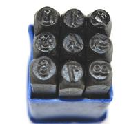 Set Di Punzoni Con Stampi Number Punches 3 Pezzi 5MM Qualità
